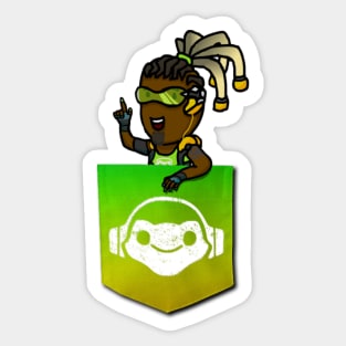 Pocket Lúcio (An Overwatch Design) Sticker